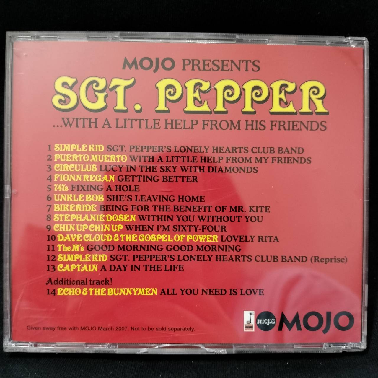 Various – Sgt. Pepper ...With A Little Help From His Friends / ไม่ระบุ / เขี้ยวล็อคในกล่องหัก / แผ่นสวย