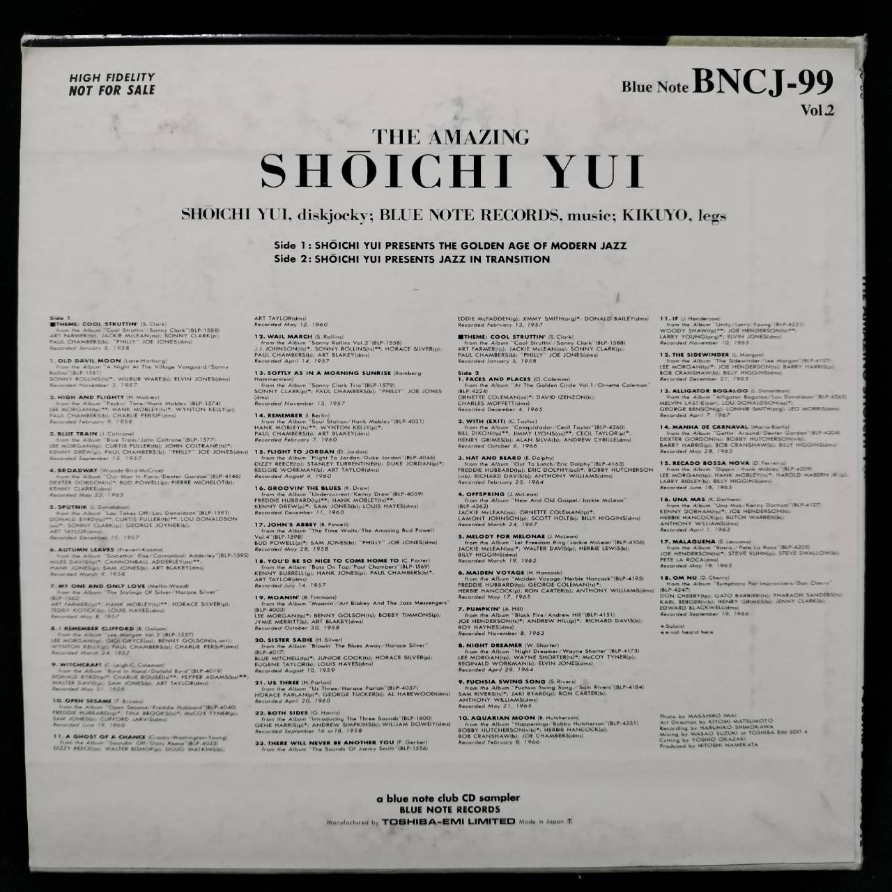 Various – The Amazing Shōichi Yui Volume 2 / JAPAN / แผ่นดี / Mini LP CD