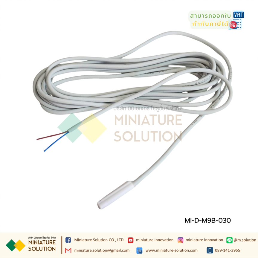 เซนเซอร์กระบอกลม Reed Switch รุ่น D-M9B, 2Wire, NO D-M9B D-M9BL DM9B DM9BL เซ็นเซอร์แม่เหล็ก 2สาย สำหรับกระบอกลม (D-M9B two-wire)