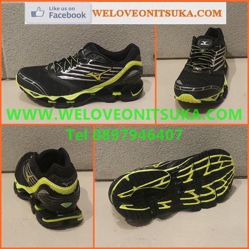 รองเท้าวิ่ง Mizuno Wave Prophecy5 สีดำ สุดยอดรองเท้าวิ่งออกกำลังกาย ยอดนิยม รองรับแรงกระแทกอย่างดี สีสวย ใส่สบายเท้า สวย น่าใช้ J1GC160044