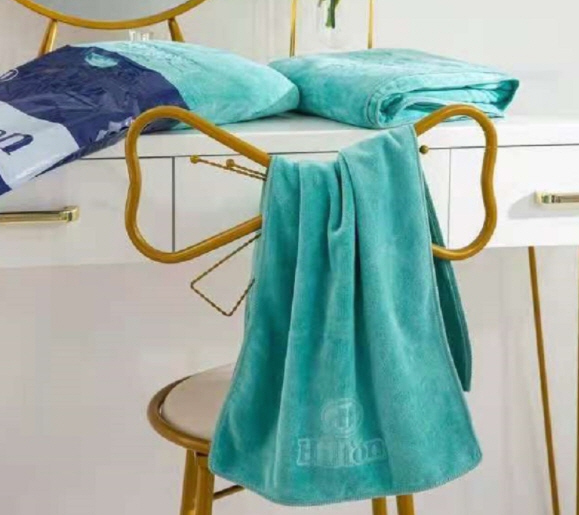 ผ้าขนหนู,ผ้าเช็ดตัว,ผ้าขนหนูปั๊มโลโก้