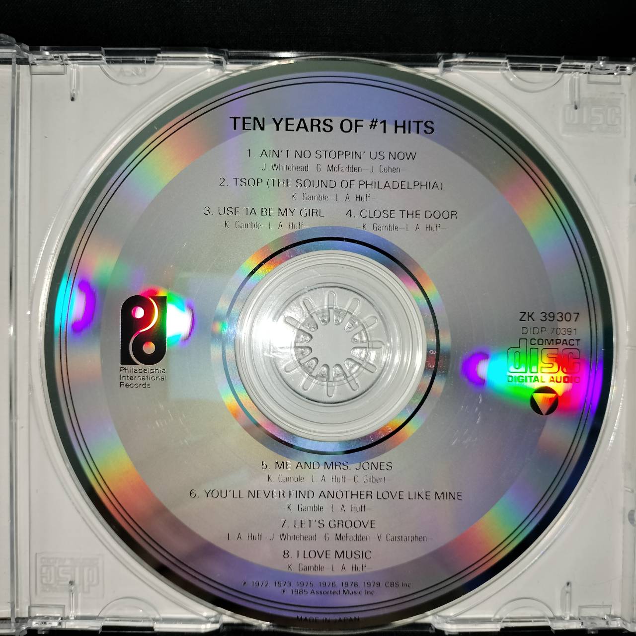Various – Ten Years Of # 1 Hits (A Decade Of Hits - Philly International's Greatest) / JAPAN / แผ่นดี