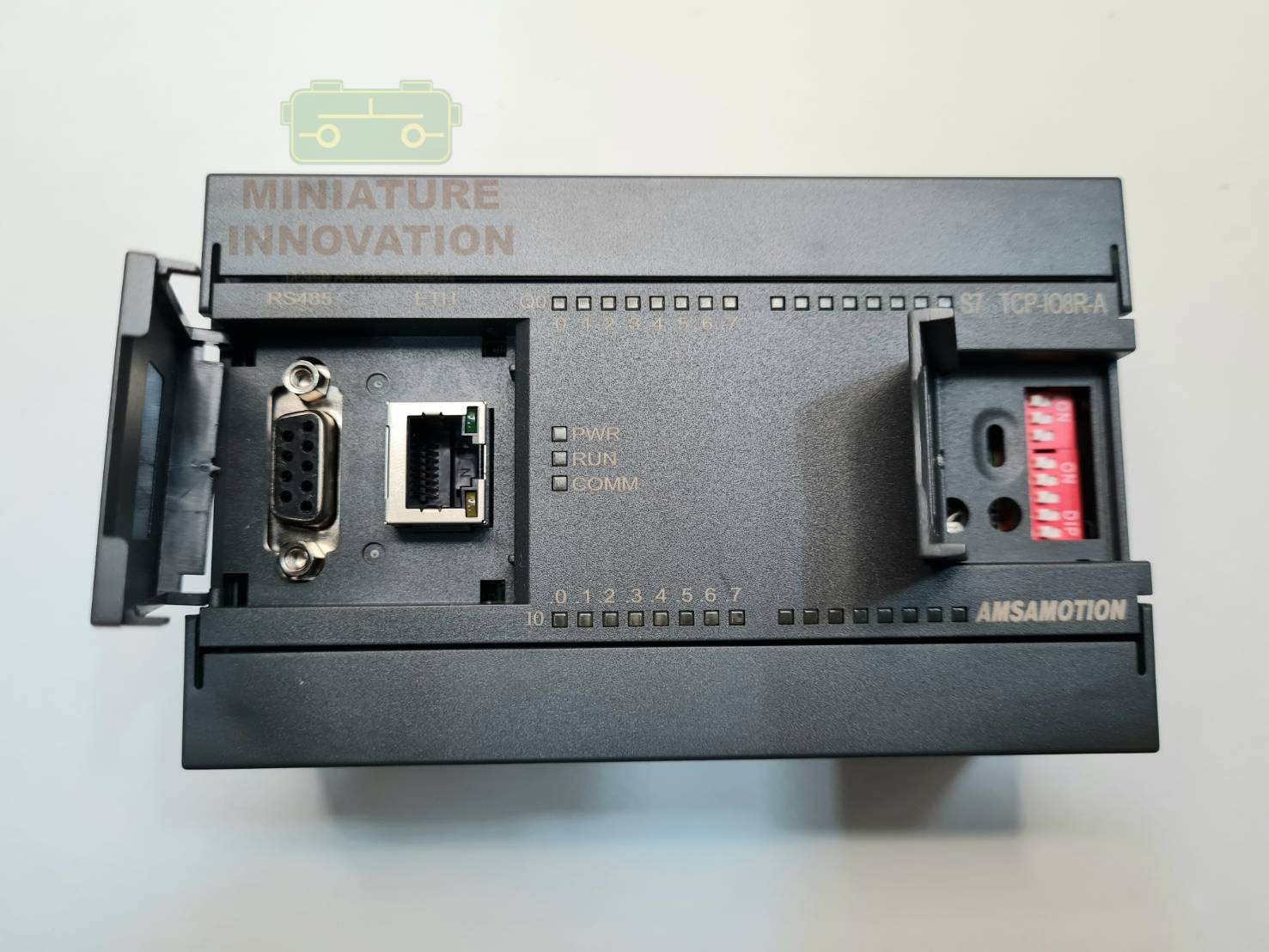 MODBUS S7 TCP-IO8R-A RTU ขยายรีเลย์8 In-8out Analog 6AI-1AO สำหรับ Siemens SMART200/300/1200 PLC S7 RS485 Ethernet โมดูล DB9พอร์ต