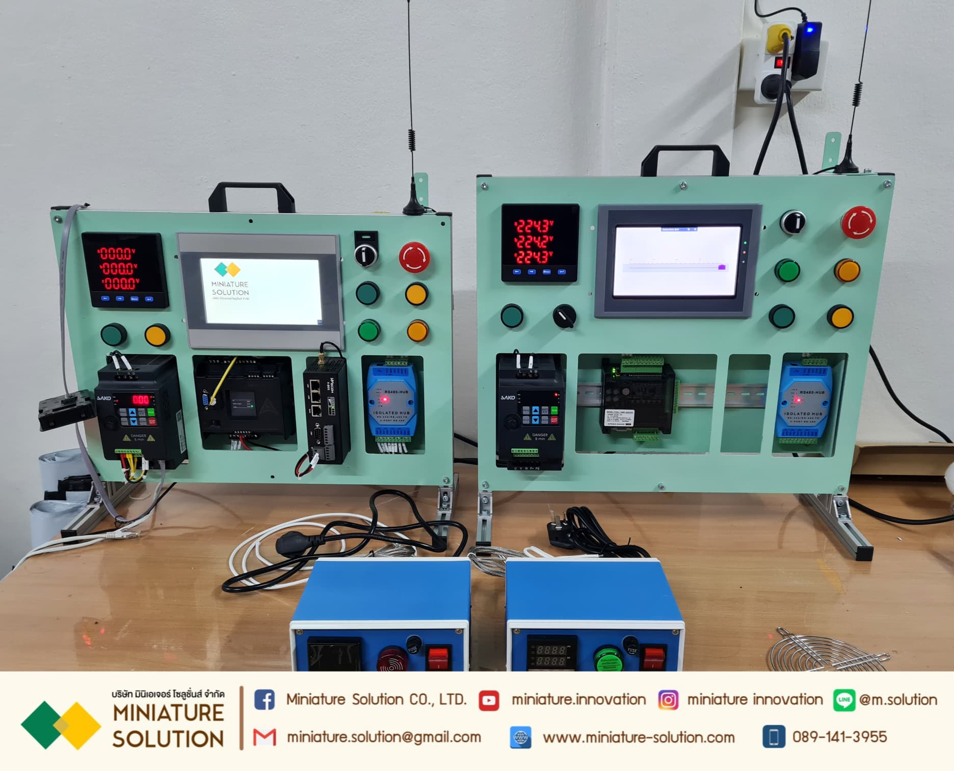Station Training PLC AUTOMATION ชุดฝึกอบรม PLC HMI AUTOMATION