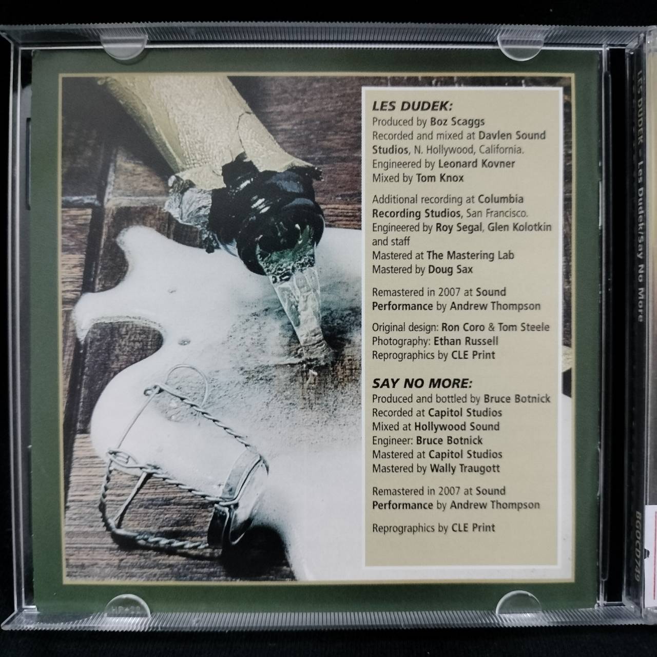 Les Dudek – Les Dudek / Say No More / UK / 2CD / แผ่นดี+แผ่นสวย