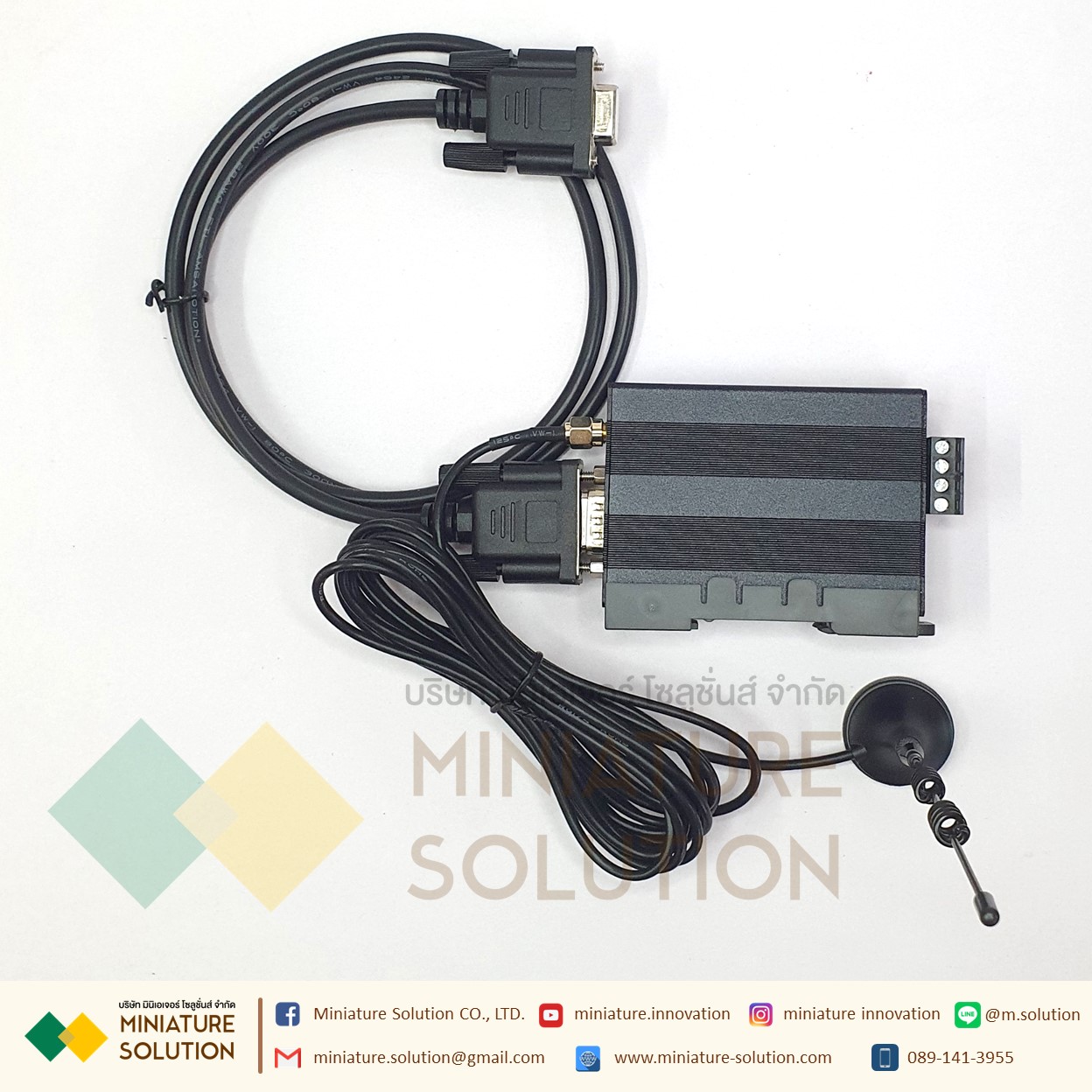 RS485 To LORA เครื่องรับส่งสัญญาณไร้สายโมดูลระยะไกลวิทยุ RS232/485-LORA DC12-36V AMSAMOTION (RS232/RS485 to Lora)