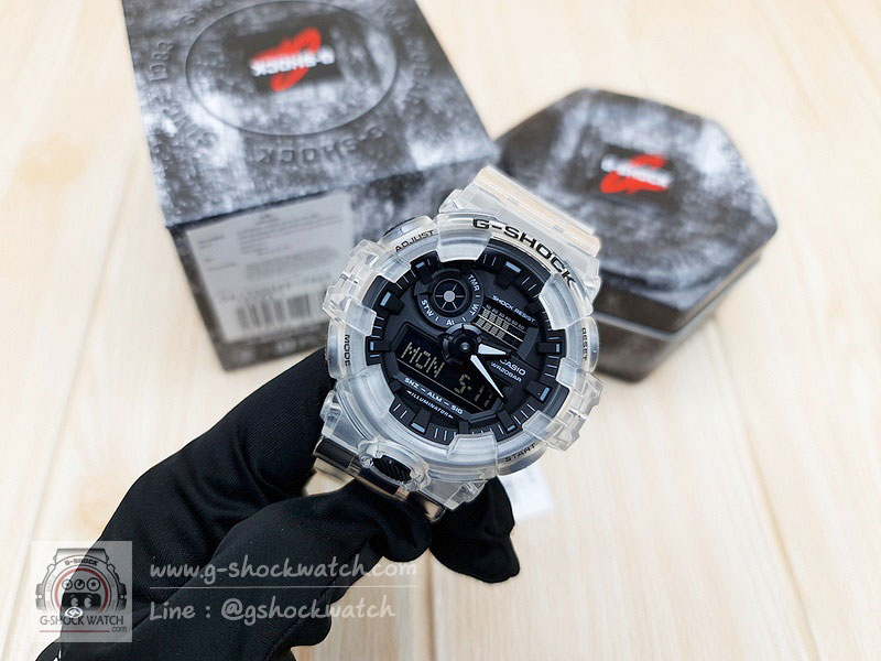 CASIO G-SHOCK นาฬิกาข้อมือ นาฬิกากันน้ำ นาฬิกาของแท้ ประกันศูนย์ CMG 1 ปี รุ่น GA-700SKE-7A