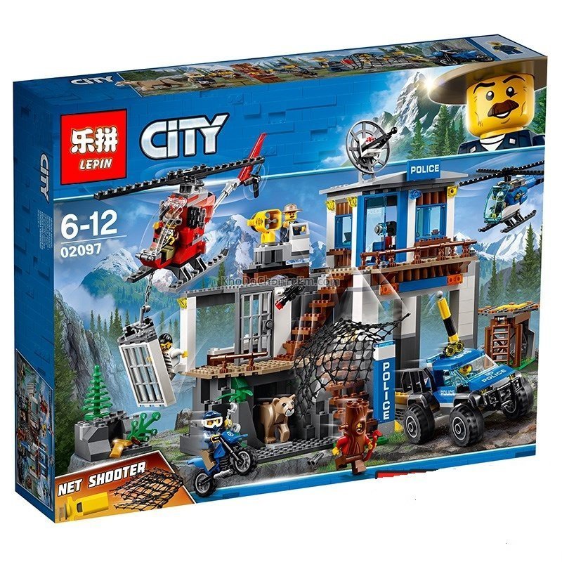 เลโก้จีน LEPIN.02097 ชุด Mountain Police Headquarters