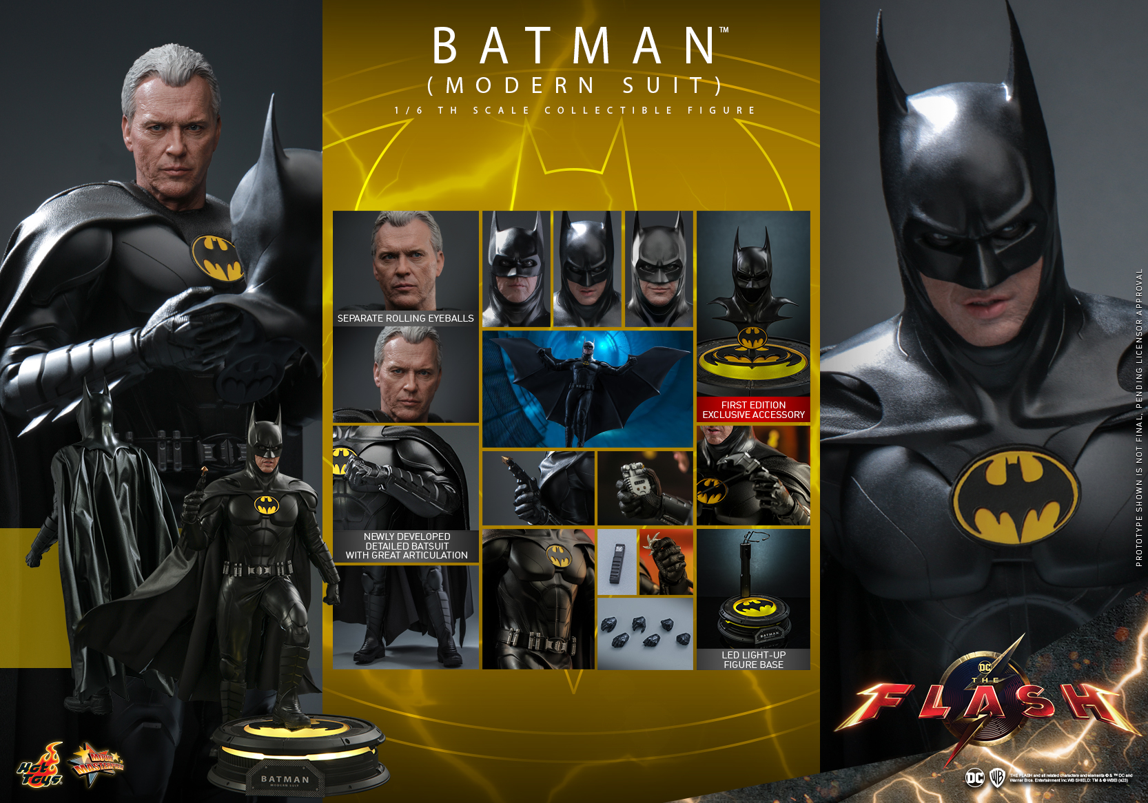 Hot Toys - MMS712 1/6 The Flash - Batman (Modern Suit)