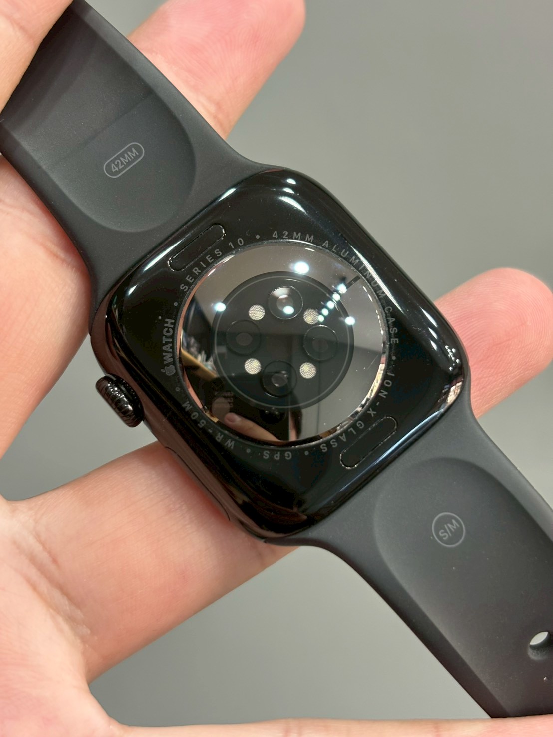 Apple Watch Series 10 GPS 42mm Jet Black Aluminium SB S/M GPS