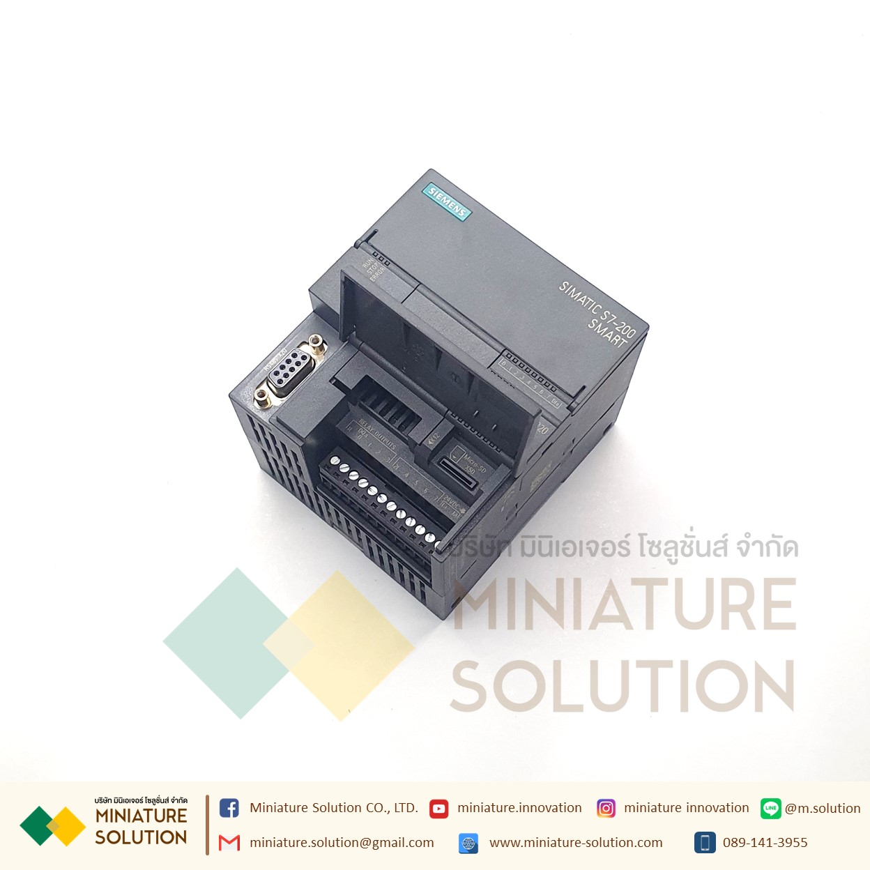 ซีเมนต์ SIMATIC S7-200 SMART PLC CPU SR20 SR30 SR40 ST20 ST30 CR20 SIEMENS analog module AE04 AE08 AM03 AM06 SB CM01 AQ01 AE01 (SR20)