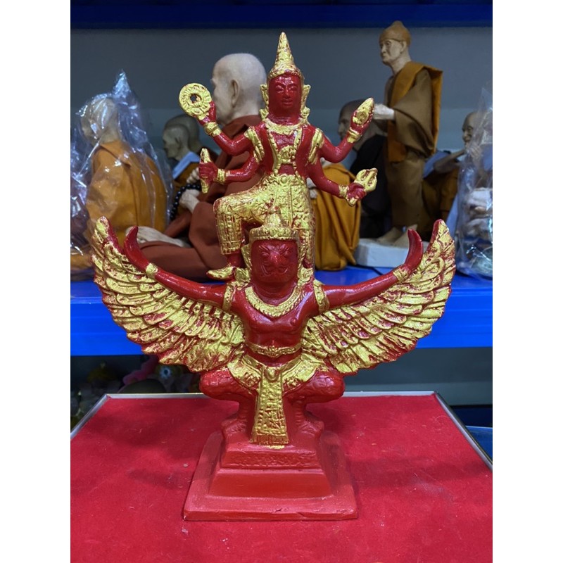 นารายณ์ทรงครุฑ กว้าง 9นิ้ว สูง 11นิ้ว