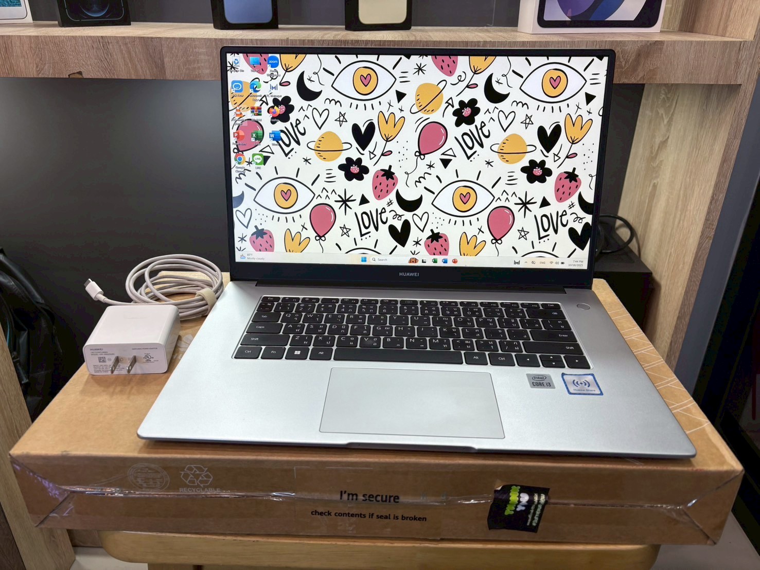 HUAWEI MATEBOOK D15 BOHRB-WAI9AQ (MYSTIC SILVER)