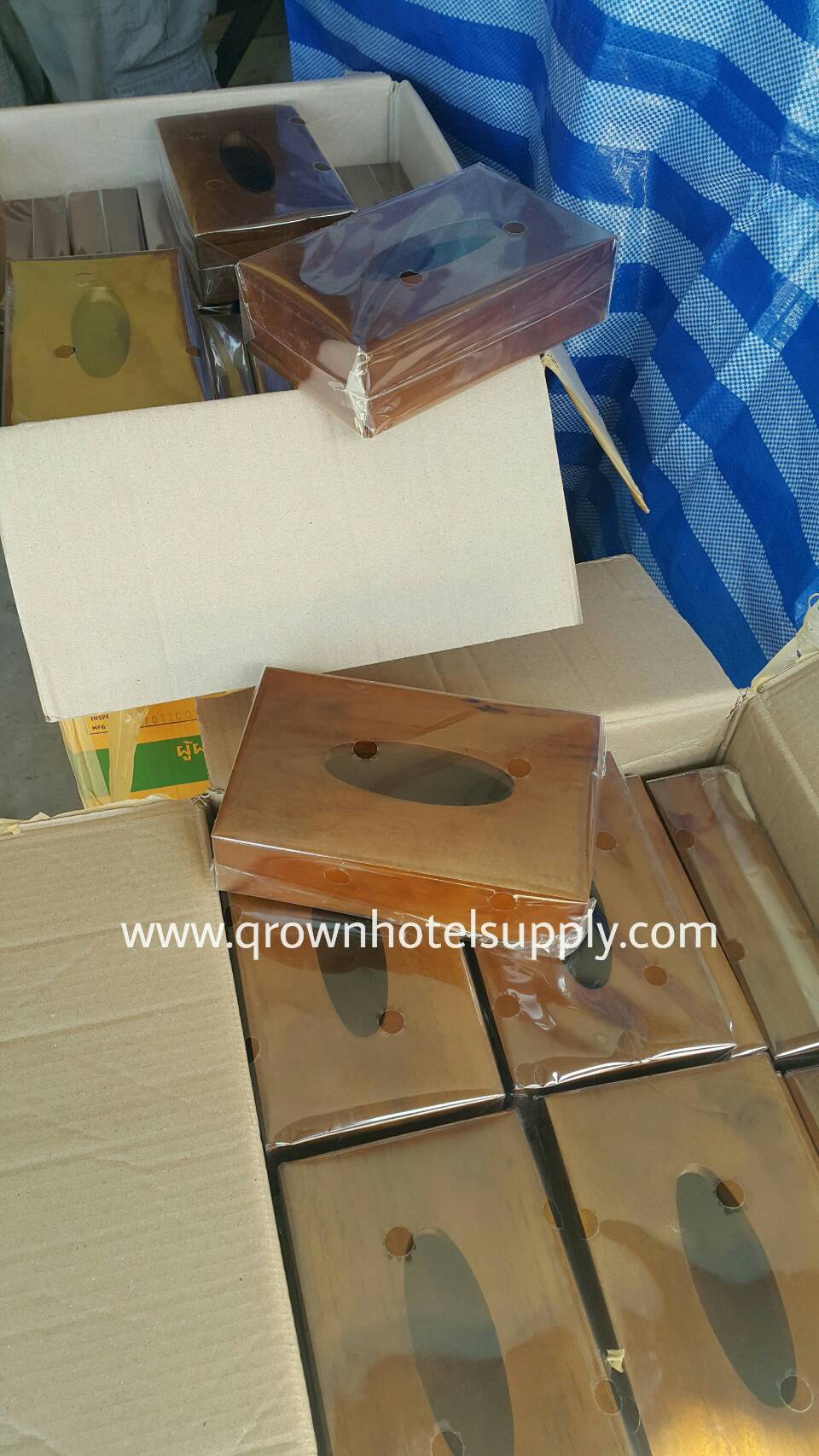 กล่องทิชชูไม้ ขายส่ง