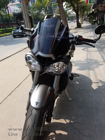 Puig- ชิลด์หน้า สำหรับ Triumph Street Triple RS 765 ปี 2017+