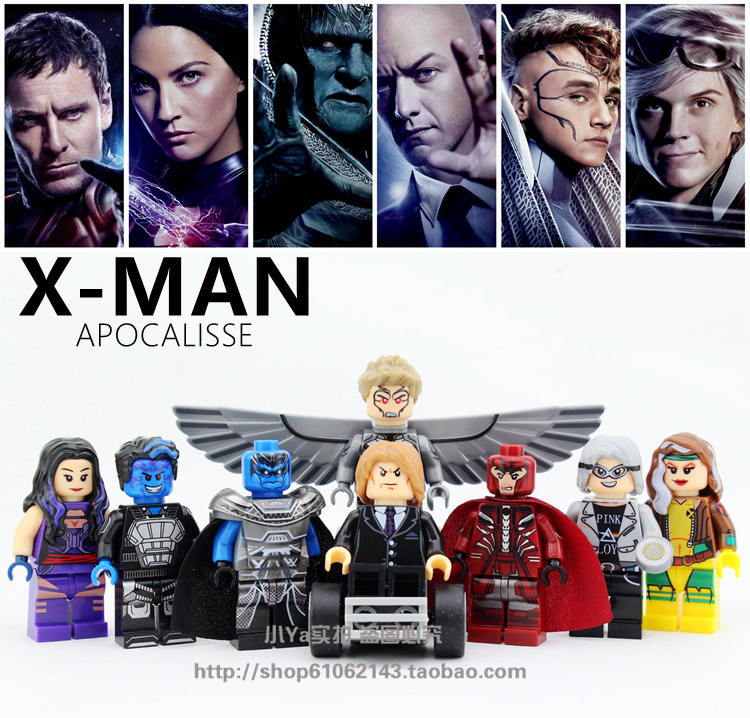 เลโก้จีน XINH 267-274 ชุด Super Heroes (สินค้ามือ 1 ไม่มีกล่อง)