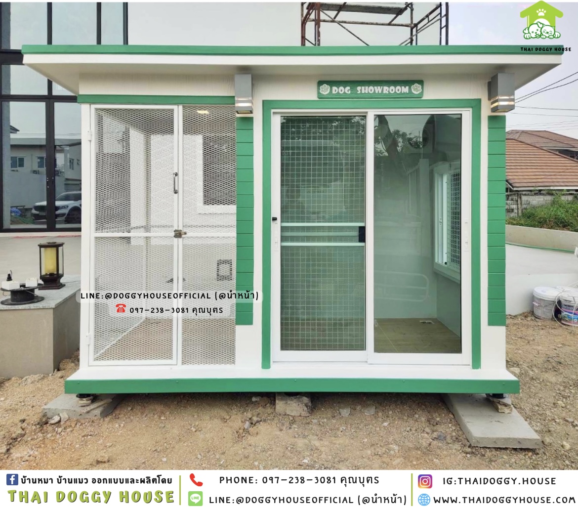 บ้านแมว รองรับการติดแอร์ พร้อมโซน 𝐎𝐮𝐭𝐝𝐨𝐨𝐫 🏡💚