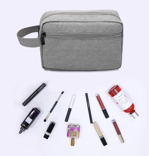 กระเป๋าใส่เครื่องสำอาง,กระเป๋าอเนกประสงค์,รุ่นนี้สกรีนฟรี1สี,ขนาด21*14*7.5cm