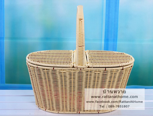 ตะกร้าปิคนิค กล่องปิคนิค กล่องหวาย