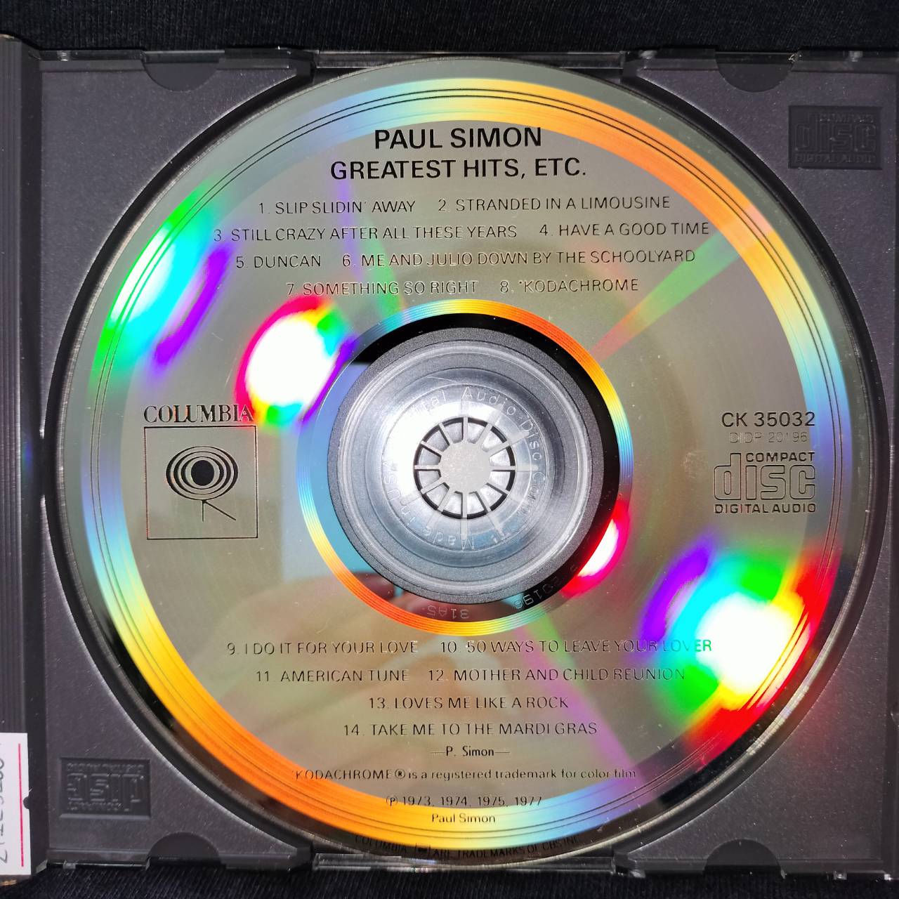 Paul Simon – Paul Simon Greatest Hits, Etc. / USA / ปกในมีจุดเหลือง / มีรอยบ้าง