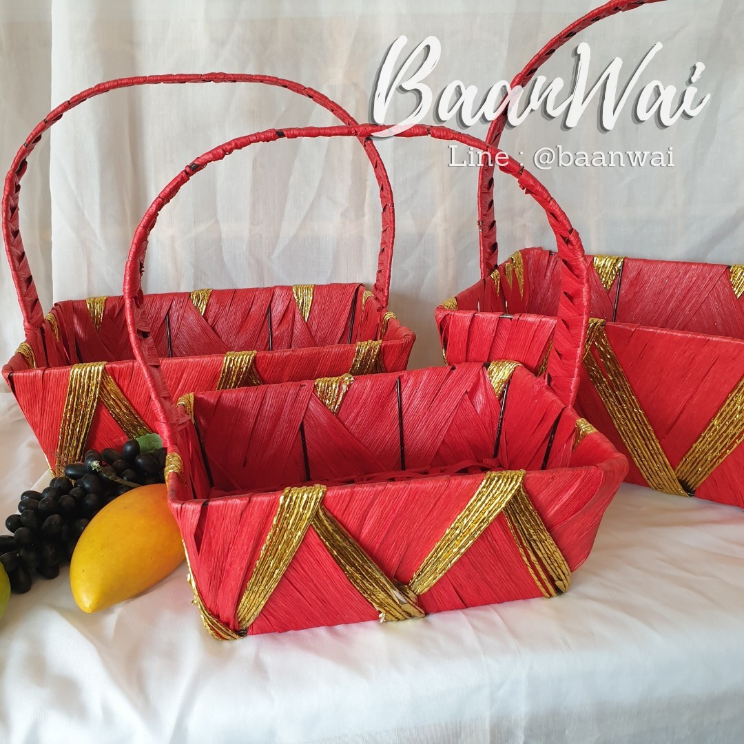 กระเช้า Code-005 VIP ทรงเหลี่ยม