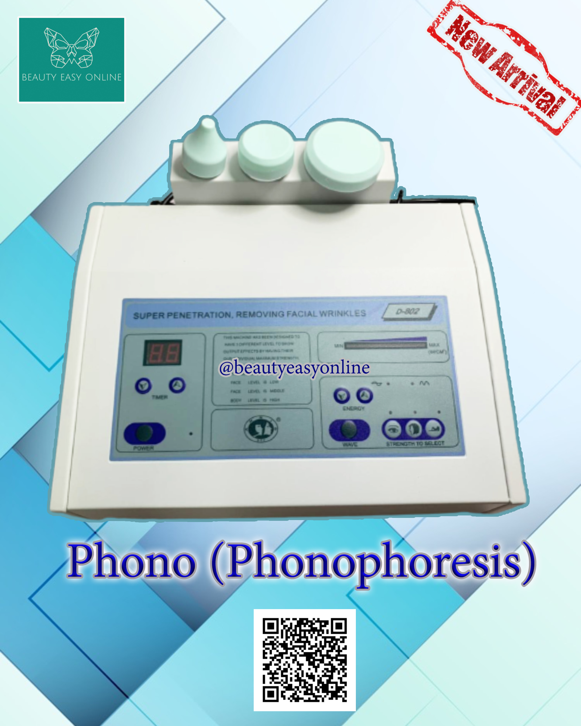เครื่อง โฟโน (PHONOPHORESIS) 3 standard massage heads-เครื่องโฟโน รุ่น 3 หัวมาตรฐาน