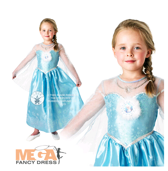 ชุดกระโปรง Frozen Elsa เจ้าหญิงเอลซ่า(พร้อมส่ง) รหัสสินค้าElsa 004 ไซค์ 100*1