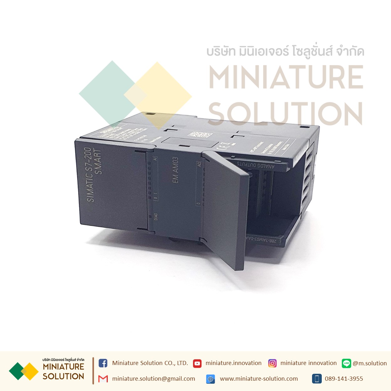 ซีเมนต์ SIMATIC S7-200 SMART PLC CPU SR20 SR30 SR40 ST20 ST30 CR20 SIEMENS analog module AE04 AE08 AM03 AM06 SB CM01 AQ01 AE01 (AM03)