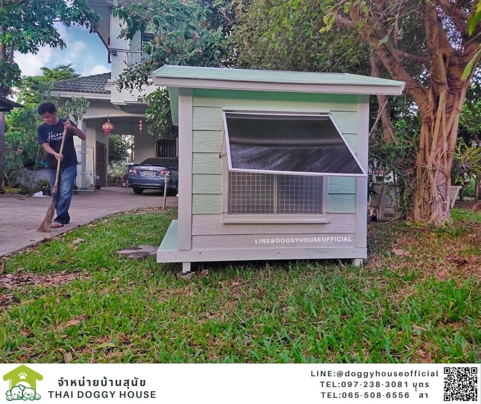 บ้านหมา ทรงจั่ว