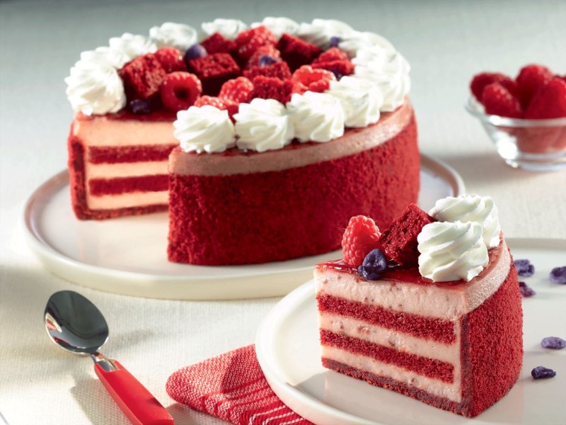 Puratos Tegral Satin Cream Cake Red Velvet แป้งเค้กเรดเวลเวทสำเร็จรูป 1 kg. (01-0346)