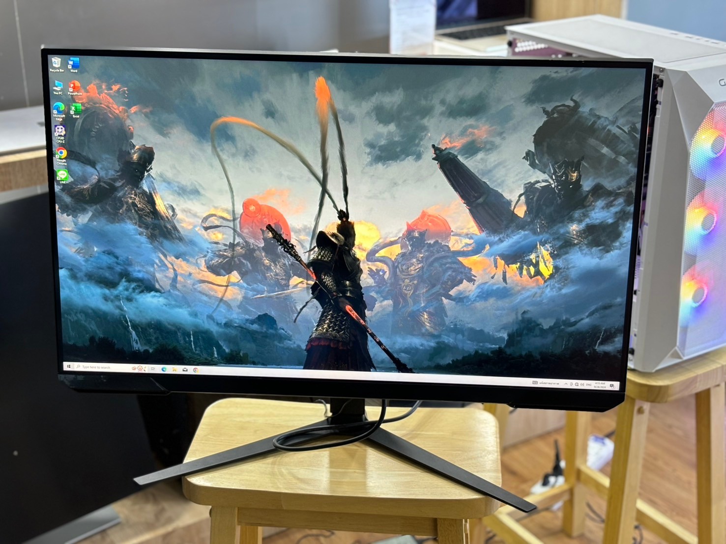 PC ประกอบ Intel Core i5-12400F/Ram 16GB/SSD 500GB/RTX 4060/Monitor SAMSUNG (VA 2K QHD HDR 165Hz)