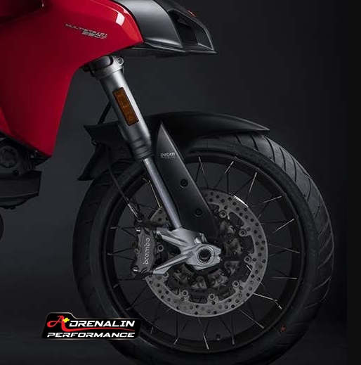 ผ้าเบรคหน้า Brembo สำหรับ Tiger 800 สีแดง sinter