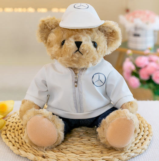 รับผลิต,ตุ๊กตาหมีใส่หมวก,ตุ๊กตาหมีสกรีนโลโก้,ตุ๊กตาหมีของขวัญ,โรงงานผลิตตุ๊กตาหมี,ของขวัญ,ของแจก,25cm,30cm