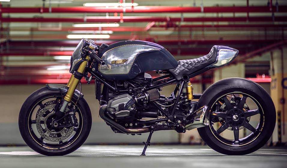 ล้อคาร์บอน BST 7ก้าน สำหรับ R nine T ลาย Black panther