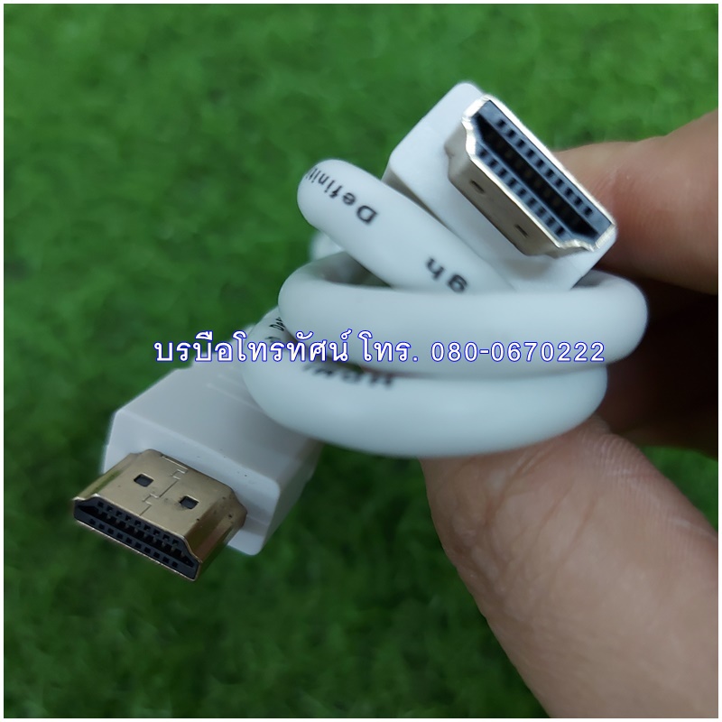 สายHDMI ต่อTVเข้ากับโน๊ตบุ๊ค กล่องจานดาวเทียม สายต่อสัญญาณภาพและเสียงเข้าทีวี