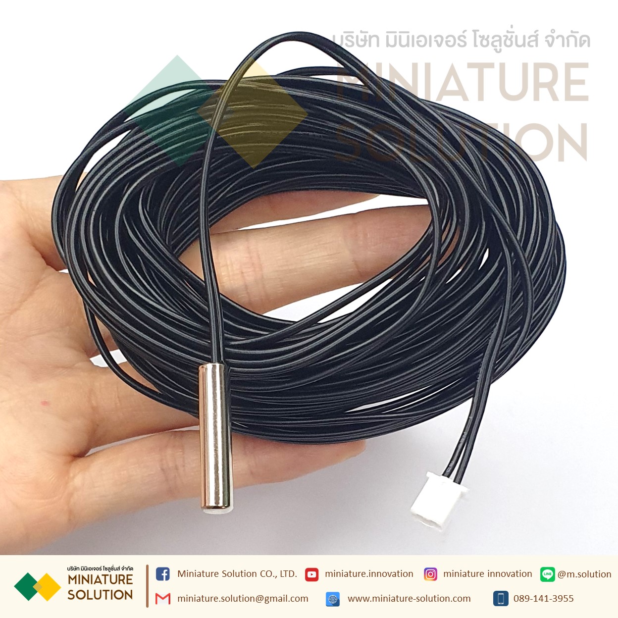 NTC Temperature Sensor Board MODBUS RTU เซ็นเซอร์การวัดอุณหภูมิ NTC 10K (Sensor with NT18B07)