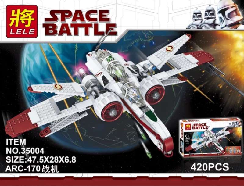 เลโก้จีน LELE.35004 ชุด Starwars ARC-170 Star Fighter