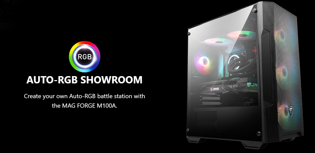 mATX CASE MSI MAG FORGE M100A