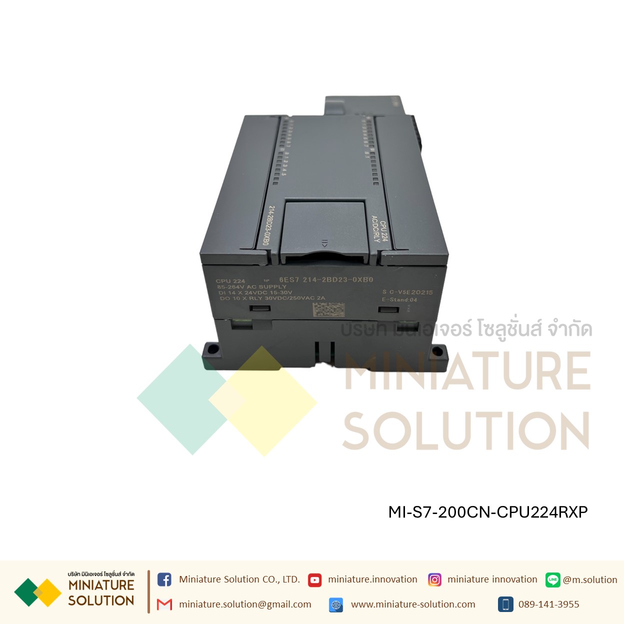 S7-200 CN PLC โมดูล รุ่น CPU222T/222R/224TXP/224RXP AC/DC/RLY 24VDC/220AC relay output DI24 DO10 DI24 DO10 DI8 DO6