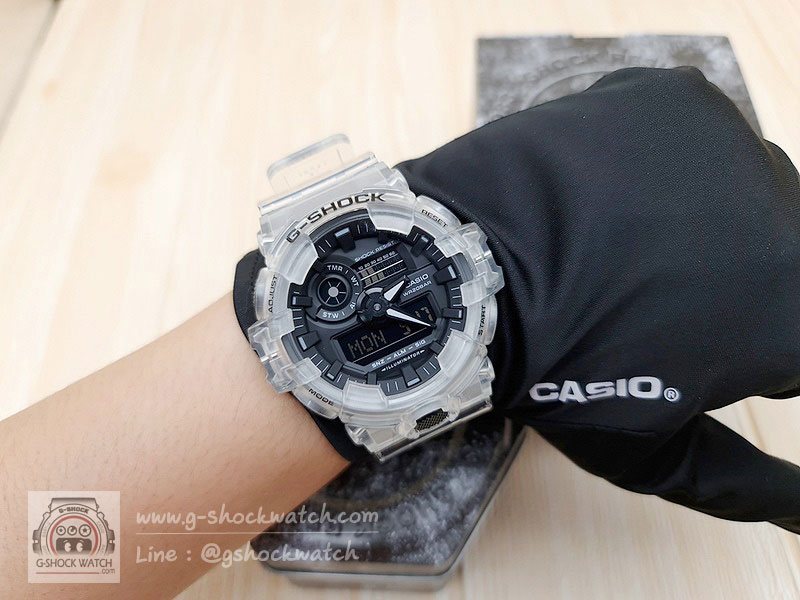CASIO G-SHOCK นาฬิกาข้อมือ นาฬิกากันน้ำ นาฬิกาของแท้ ประกันศูนย์ CMG 1 ปี รุ่น GA-700SKE-7A