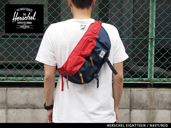 Herschel Eighteen Hip Pack - Limoges Crosshatch/White Polka Dot