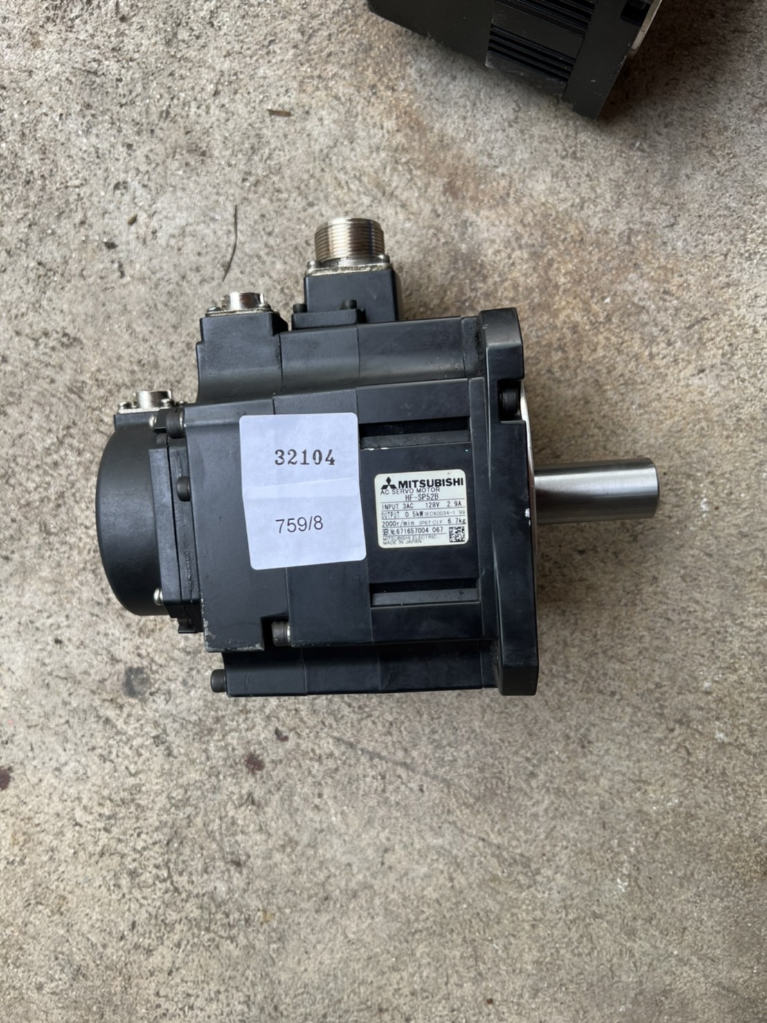 HF-SP52B MITSUBISHI SERVO MOTOR