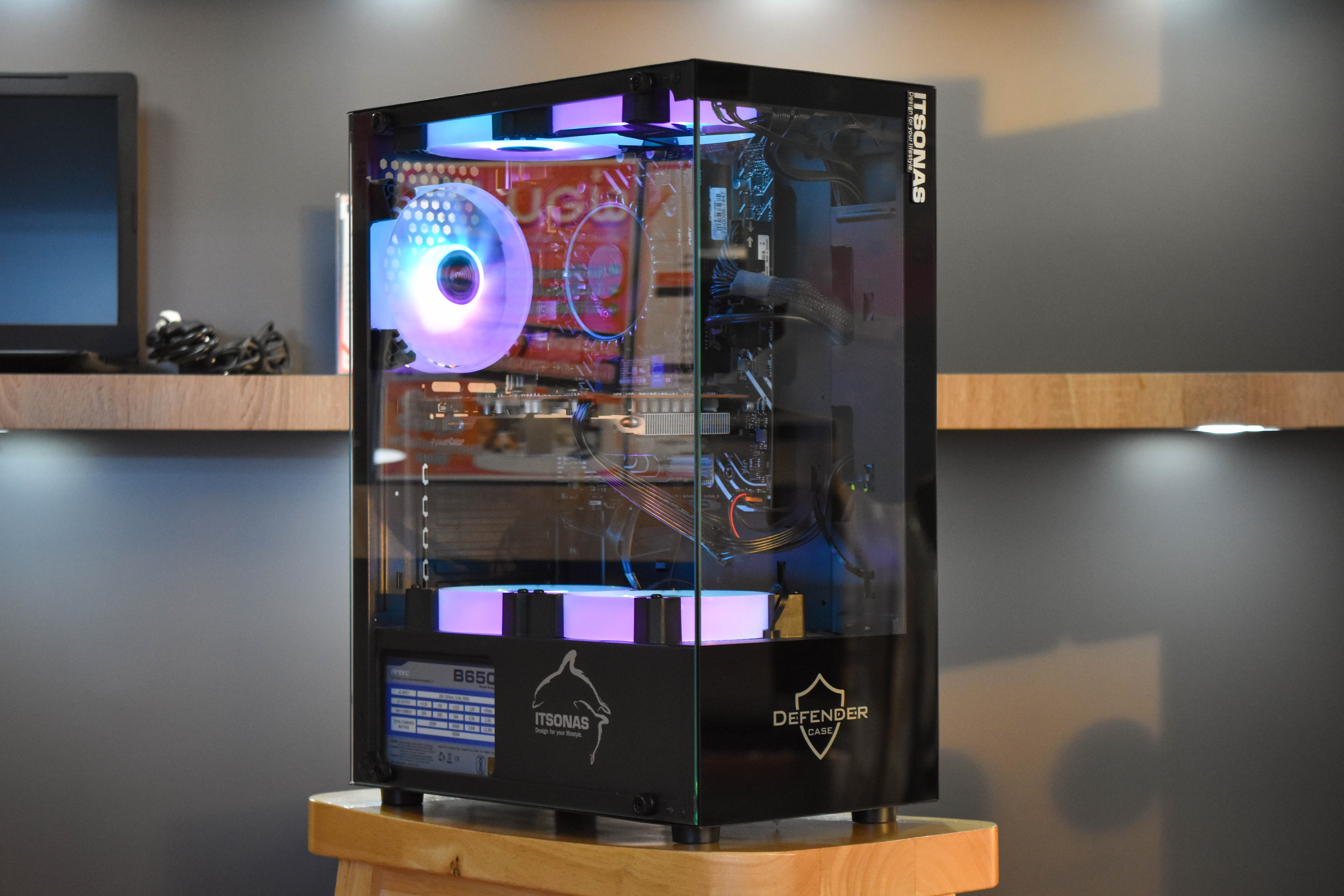 PC ประกอบ Intel Core i5-13500 / RAM 24GB / AMD Radeon RX 6650 XT / M.2 1TB+SSD SATA 256GB+HDD 2TB