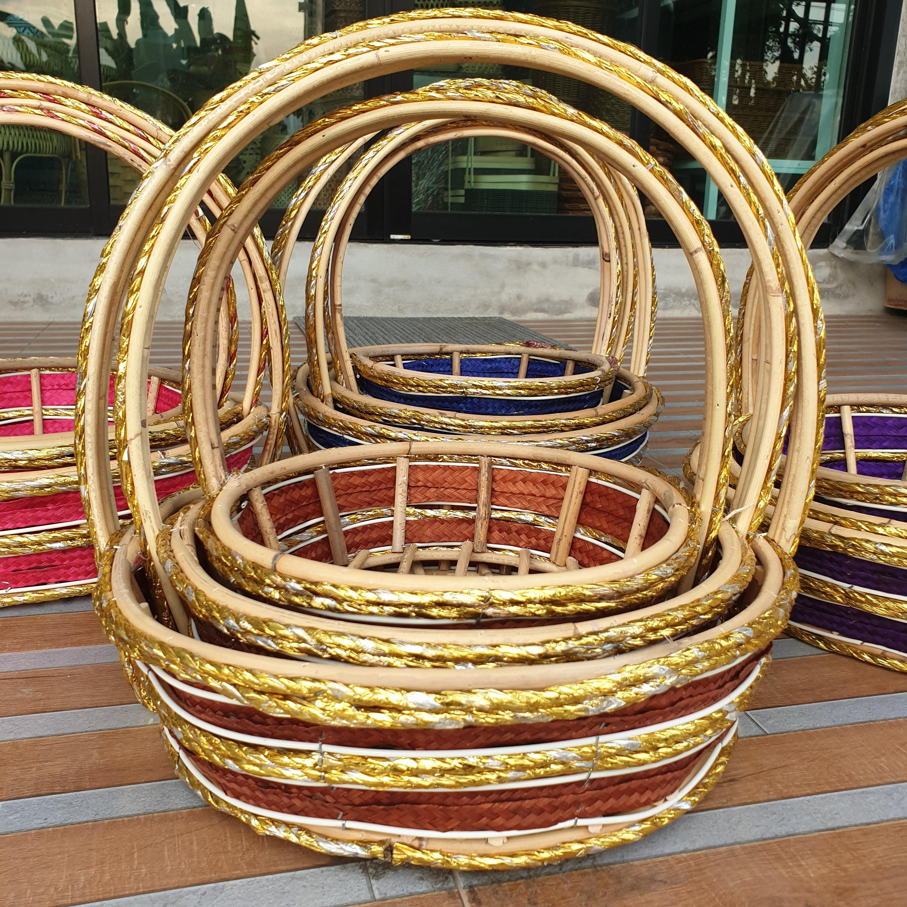 กระเช้า Code-001 ทรงรี