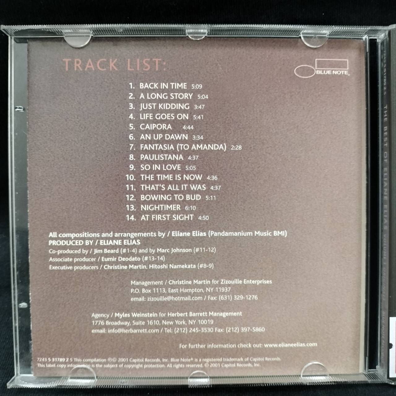 Eliane Elias – The Best Of Eliane Elias Volume 1 Originals / EU / แผ่นดี