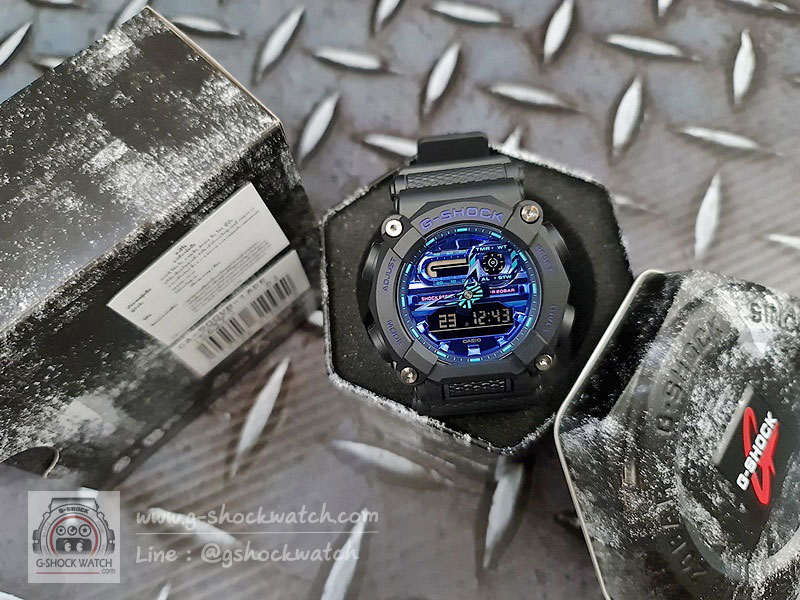 CASIO G-SHOCK นาฬิกาข้อมือ นาฬิกากันน้ำ นาฬิกาของแท้ ประกันศูนย์ CMG 1 ปี รุ่น GA-900VB-1A