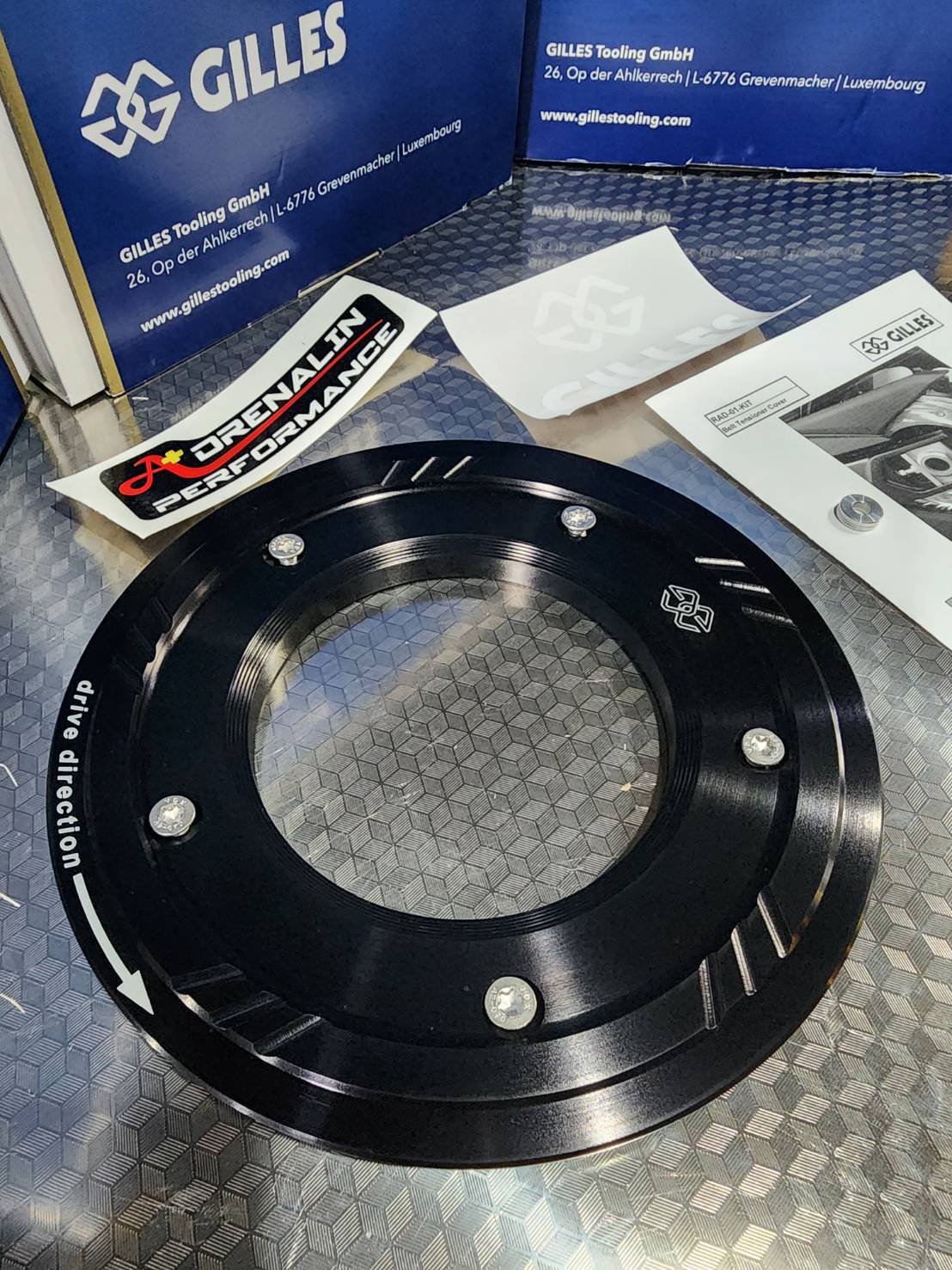 Gilles ฝาปิด pulley ฝาคราอบพูเล่หลัง สำหรับ tmax 530 560 2017+