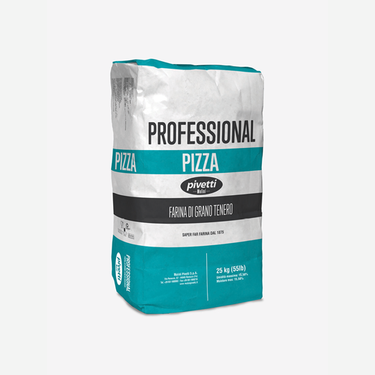 แป้งพิซซ่า Pivetti Professional Pizza Azzura Type 00 Flour กระสอบ 25 KG. (01-7720-12)