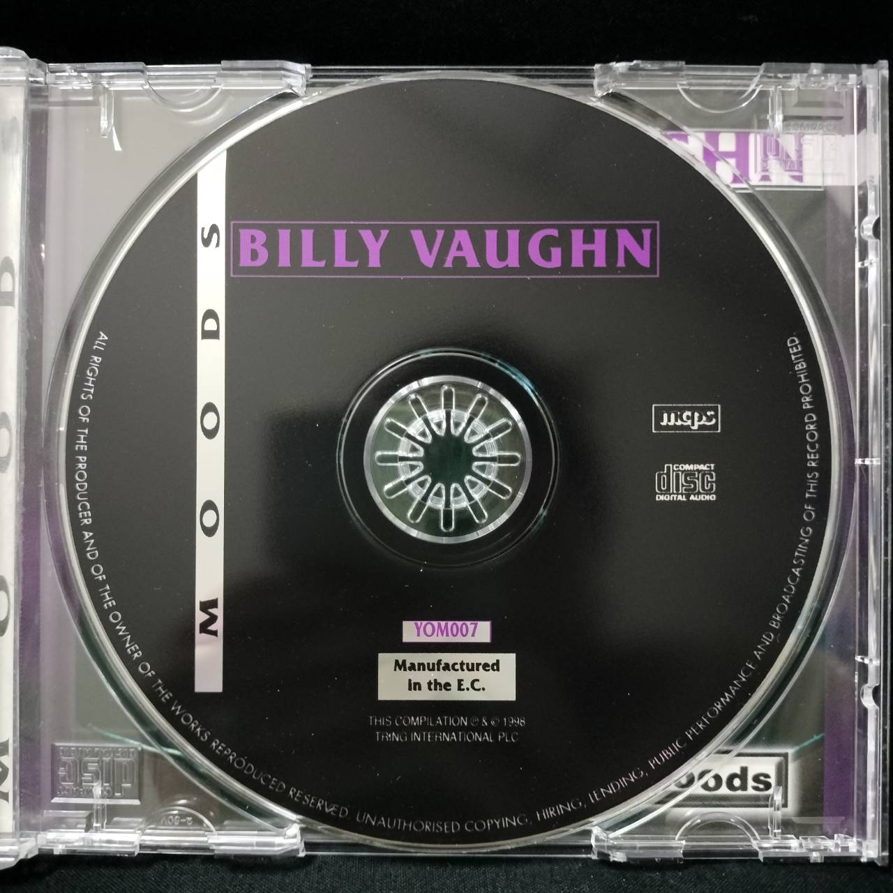 Billy Vaughn – Moods / EC / แผ่นสภาพนางฟ้า / มี Obi