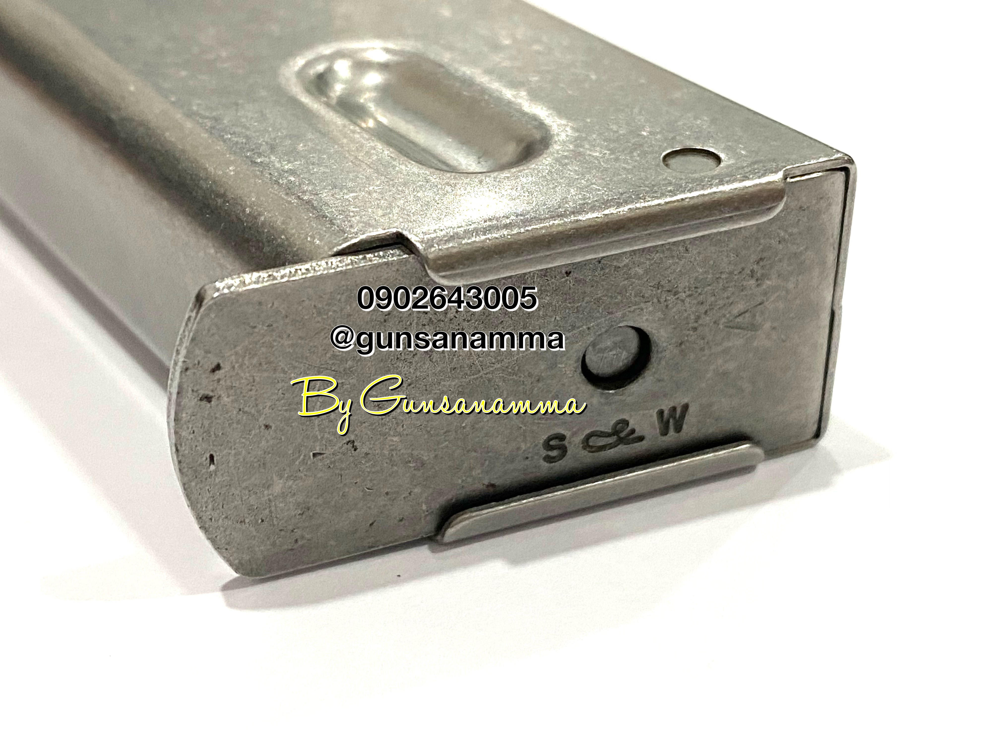 แม็กกาซีน(Magazine) Smith&Wesson 5906/910/915 ส้นเรียบ (15นัด)